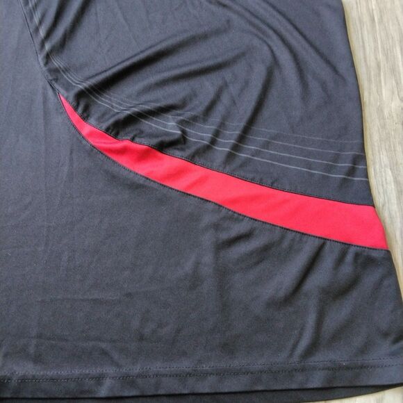 flamengo retro jersey Zip Neck Black Red Large - Picture 9 of 12